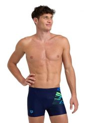 Arena Kąpielówki w kolorze granatowym rozmiar: 7. Niebieskie kąpielówki Arena, bez wzorów, z materiału. Za 74.63 zł.