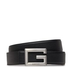 Pasek Męski Guess. Czarne paski Guess, z aplikacjami. Za 209.99 zł.