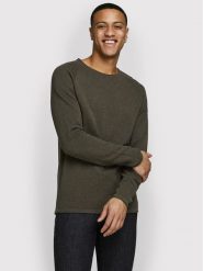 Jack&Jones Sweter Hill 12157321 Zielony Regular Fit. Zielone swetry rozpinane Jack&Jones, l, bez wzorów, z bawełny, bez kołnierzyka, bez ramiączek. Za 79.99 zł.