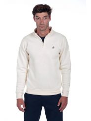 The Time of Bocha Bluza w kolorze kremowym rozmiar: XL. Brązowe bluzy The Time of Bocha, xl, bez wzorów, z bawełny, bez kaptura. Za 74.45 zł.