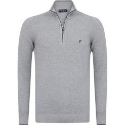 Sweter w kolorze jasnoszarym. Szare swetry nierozpinane Denim Culture, l, bez wzorów, z bawełny, bez kołnierzyka, bez ramiączek. W wyprzedaży za 174.95 zł.