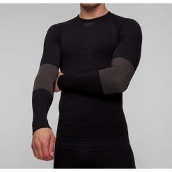 Koszulka termoaktywna męska X-Bionic X-Plorer Energizer 4.0 Black. Czarne bielizna termoaktywna XBIONIC, m, bez wzorów, bez ramiączek, trekkingowe. Za 440.00 zł.