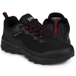 Buty trekkingowe męskie DK FALER. Czarne buty trekkingowe DK, bez wzorów, bez zapięcia. Za 159.00 zł.