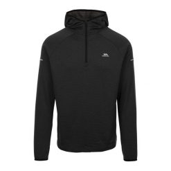 Trespass Montgo - Męska aktywna bluza z kapturem w kolorze czarnym. Czarne bluzy z kapturem Trespass, m, bez wzorów, z kapturem. Za 305.99 zł.