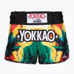 Spodenki treningowe męskie YOKKAO Sunday Trip Muay Thai. Krótkie spodenki sportowe YOKKAO, m, bez wzorów, z satyny. Za 289.99 zł.
