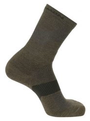 SALOMON Skarpety funkcyjne "X Ultra Crew" w kolorze khaki rozmiar: 45-47. Brązowe skarpety Salomon, bez wzorów, prążkowane. Za 52.17 zł.