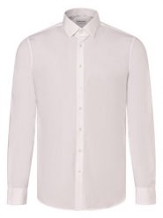 Calvin Klein Koszula Mężczyźni Slim Fit Bawełna biały, 39. Białe koszule CALVIN KLEIN, m, bez wzorów, z bawełny, bez kołnierzyka, bez ramiączek. Za 359.95 zł.