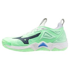 Buty halowe Mizuno Wave Momentum. Czarne buty do biegania Mizuno, bez wzorów, bez zapięcia, do biegania, mizuno wave. W wyprzedaży za 617.60 zł.