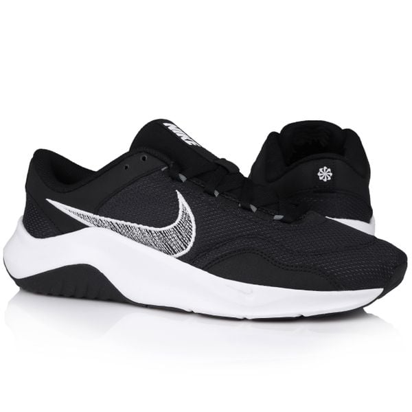 Buty męskie sportowe treningowe NIKE LEGEND ESSENTIAL 3 NN. Białe buty sportowe casual Nike, bez wzorów, na fitness i siłownię. Za 289.00 zł.
