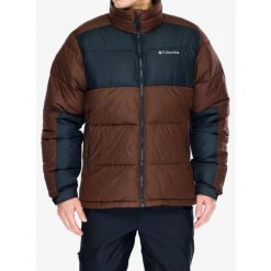Kurtka ocieplana Columbia Pike Lake II Jacket. Brązowe buty do biegania Scarpa, bez wzorów, bez zapięcia, do biegania. Za 503.99 zł.