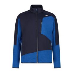 Bluza męska turystyczna CMP 34E2627. Niebieskie bluzy CMP, m, bez wzorów, bez kaptura. W wyprzedaży za 349.99 zł.
