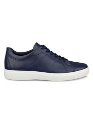 Ecco Skórzane sneakersy "Classic" w kolorze granatowym rozmiar: 45. Niebieskie buty sportowe casual ecco, bez wzorów, ze skóry, bez zapięcia. Za 320.63 zł.