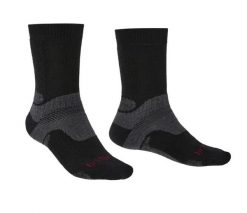 BRIDGEDALE Skarpety HIKE MID MERINO E-S ( 36-39 )-Czarny. Czarne skarpetki sportowe Bridgedale, bez wzorów, z elastanu. Za 62.90 zł.