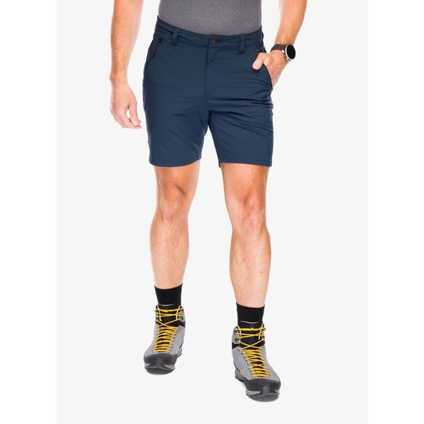 Spodenki turystyczne męskie Fjallraven Abisko Trail Stretch Shorts. Niebieskie szorty Fjällräven, m, bez wzorów, sportowe. Za 459.00 zł.