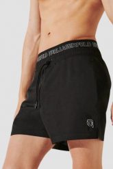 KARL LAGERFELD Czarne kąpielówki męskie Ikon. Czarne kąpielówki KARL LAGERFELD, l, bez wzorów. W wyprzedaży za 309.99 zł.