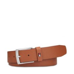 Pasek Męski Tommy Hilfiger. Brązowe paski Tommy Hilfiger, bez wzorów. Za 159.99 zł.
