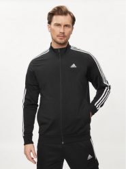 Adidas Bluza Essentials Warm-Up 3-Stripes H46099 Czarny Regular Fit. Czarne bluzy Adidas, m, bez wzorów, z syntetyku, bez kaptura. Za 149.99 zł.