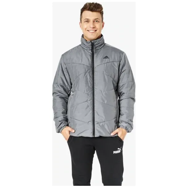 Adidas Kurtka Bsc Ins Jkt , szary, rozmiar XL. Szare kurtki Adidas, m, bez wzorów, z materiału, bez kaptura. W wyprzedaży za 199.99 zł.
