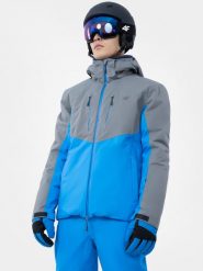 4F Kurtka narciarska membrana DERMIZAX® 20 000 męska 3XL. Szare kurtki narciarskie i snowboardowe 4F, m, bez wzorów, z materiału, narciarskie, Dermizax. Za 299.99 zł.