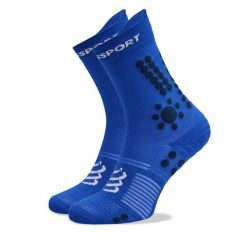 Skarpety wysokie unisex Compressport. Niebieskie skarpety Compressport, bez wzorów. Za 89.99 zł.