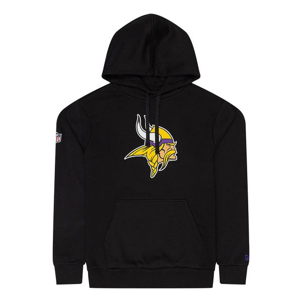 Bluza z kapturem Minnesota Vikings NFL. Czarne bluzy z kapturem New Era, m, bez wzorów, z bawełny, z kapturem. Za 293.85 zł.