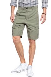SPODENKI LEE FATIGUE SHORT LICHEN GREEN L73BCJ82 112120334. Zielone szorty Lee, l, bez wzorów, z materiału. Za 159.99 zł.