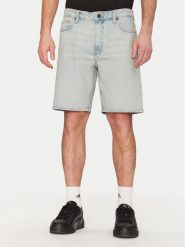 Guess Jeans Szorty jeansowe M4YD37 D5M51 Niebieski Regular Fit. Niebieskie szorty Guess Jeans, m, z aplikacjami, z bawełny. Za 299.00 zł.