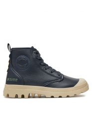 Palladium Trapery Pampa Hi Re Vegan Lth 74378-410-M Granatowy. Niebieskie trapery Palladium, ze skóry, bez zapięcia. Za 579.99 zł.