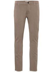 Solid Chinosy 21200141 Beżowy Slim Fit. Brązowe eleganckie spodnie Solid, m, z syntetyku. Za 159.99 zł.