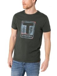 Timezone Koszulka w kolorze antracytowym rozmiar: L. Czarne bezrękawniki Timezone, l, bez wzorów, z bawełny, bez kołnierzyka, bez ramiączek. Za 43.99 zł.