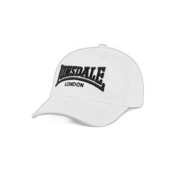 Czapka Lonsdale Flixton. Białe czapki z daszkiem Lonsdale, bez wzorów, z bawełny. Za 148.50 zł.