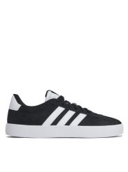 Adidas Sneakersy VL Court 3.0 ID6278 Czarny. Czarne buty sportowe casual Adidas, bez wzorów, ze skóry, bez zapięcia. Za 239.99 zł.