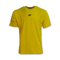 Koszulka sportowa męska Nike Premium Essential z krótkim rękawem. Żółte t-shirty sportowe Nike, bez wzorów, bez ramiączek, do koszykówki. Za 134.00 zł.