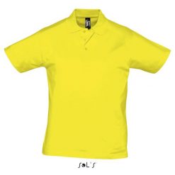Polo Sol's Prescott. Żółte koszulki polo SOL'S, m, bez wzorów, bez kołnierzyka, bez ramiączek. Za 116.50 zł.