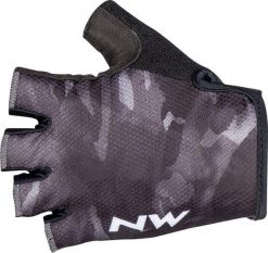 Rękawiczki rowerowe męskie NORTHWAVE ACTIVE Glove camo. Czarne rękawiczki Northwave, na lato, bez wzorów, z materiału. Za 148.00 zł.