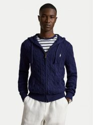 Polo Ralph Lauren Bluza 710B18057002 Granatowy Regular Fit. Niebieskie bluzy Polo Ralph Lauren, m, bez wzorów, z bawełny, bez kaptura. Za 1,299.00 zł.