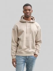 Męska Bluza Tom Tailor Relaxed Printed Hoodie Light Dove Grey 1045580 11754. Szare bluzy Tom Tailor, l, bez wzorów, bez kaptura. Za 139.99 zł.