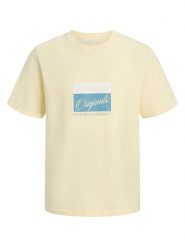 Jack & Jones Koszulka "Hyeres" w kolorze żółtym rozmiar: XL. Żółte bezrękawniki Jack & Jones, xl, bez wzorów, z bawełny, bez kołnierzyka, bez ramiączek. Za 52.67 zł.