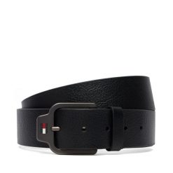 Pasek Tommy Jeans. Czarne paski Tommy Jeans, bez wzorów, z jeansu. Za 189.99 zł.