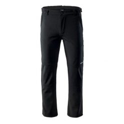 Spodnie narciarskie męskie Hi-Tec Cabano - czarne, Rozmiar M. Czarne spodnie narciarskie i snowboardowe Hi-tec, m, bez wzorów, z materiału, narciarskie. Za 159.99 zł.