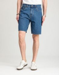 Męskie Spodenki Jeansowe Marcus Justin 2239 Shorts Med. Blue Wash 2-7000168, W40. Niebieskie szorty MARCUS, m, bez wzorów, z bawełny, eleganckie. Za 119.99 zł.