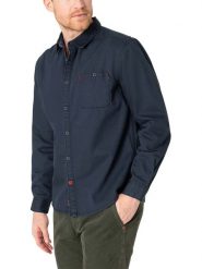 Timezone Koszula - Regular fit - w kolorze granatowym rozmiar: 3XL. Niebieskie koszule Timezone, xl, bez wzorów, z bawełny, bez kołnierzyka, bez ramiączek. Za 106.13 zł.