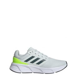 Buty Galaxy 6. Zielone buty do biegania Adidas, bez wzorów, z materiału, bez zapięcia, do biegania. Za 285.50 zł.