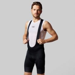 Męskie spodenki kolarskie do kolarstwa górskiego. Czarne szorty ACELERA, m, bez wzorów, z zamszu, sportowe. W wyprzedaży za 274.91 zł.