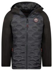 Geographical Norway Kurtka przejściowa "Bael" w kolorze czarnym rozmiar: XXL. Czarne kurtki Geographical Norway, xxl, bez wzorów, bez kaptura. Za 187.52 zł.