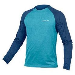Longsleeve rowerowy męski Endura Singletrack. Niebieskie bluzy ENDURA, l, bez wzorów, bez kaptura. Za 229.99 zł.