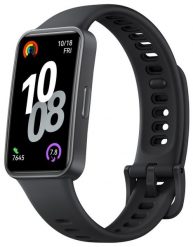 Huawei Band 10 czarny. Czarne smartbandy . W wyprzedaży za 159.00 zł.