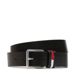 Pasek Męski Tommy Jeans. Czarne paski Tommy Jeans, bez wzorów, z jeansu. Za 289.99 zł.