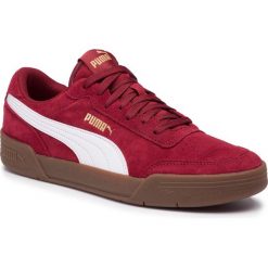 Sneakersy PUMA - Caracal Sd 370304 02 Rhubarb/P.White/P.Team Gold. Czerwone buty sportowe casual Puma, bez wzorów, z materiału, bez zapięcia. Za 269.99 zł.