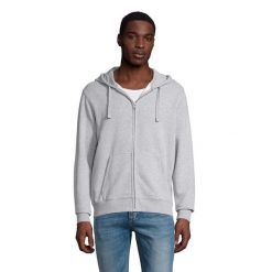 Męska Bluza Z Kapturem Zapinana Na Zamek. Szare bluzy SOL'S, m, bez wzorów, z kapturem. Za 212.99 zł.